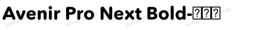 Avenir Pro Next Bold字体转换 Avenir Pro Next Bold字体转换